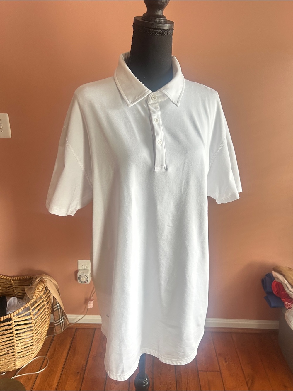 BYLT Basics White Men’s Polo Shirt